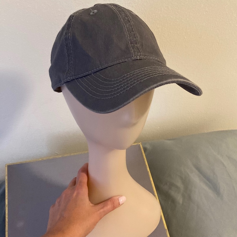 Grey Cotton Cap Streetwear x Unisex 1 size